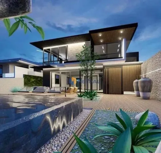 Sobrado alto padrão com 5 suítes à venda, 454 m² por R$ 4.800.000 - Centro - Porto Rico/PR