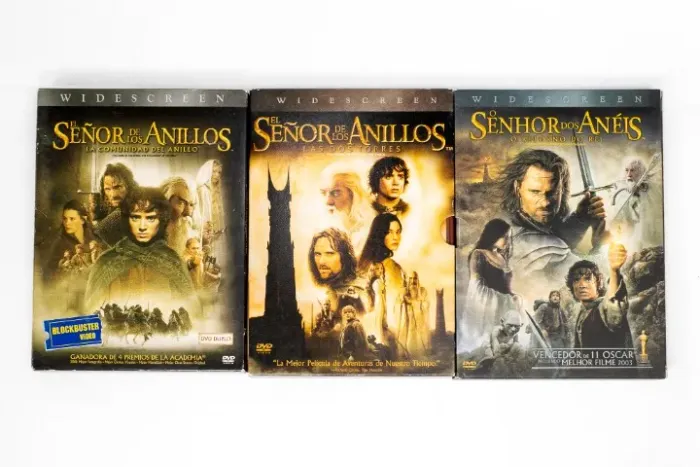 Trilogia O Senhor dos Anéis - 3 DVDs duplos Widescreen - coleção completa