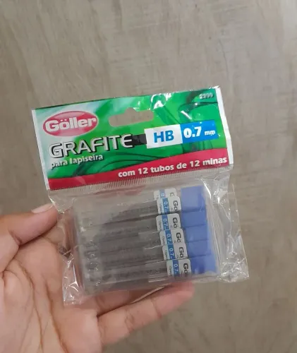 Pacote com 10 Tubos de Grafite HB 0.7mm - Göller