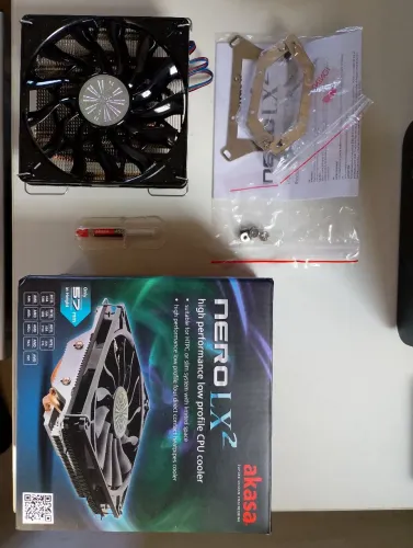 Cpu cooler akasa novo!
