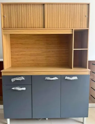 Cozinha Kit Duda 120cm  Ripado - Montagem grátis 