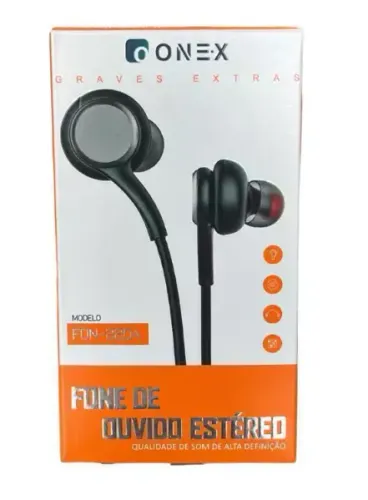 Fone de Ouvido com Fio - Entrada P2 - ONEX