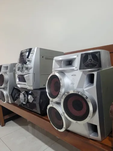 Mini System aiwa jax-pk8 impecável!!! Ler descrição 