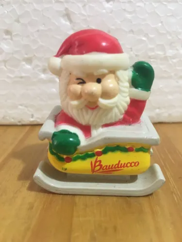 Miniatura Papai Noel Bauducco com trenó