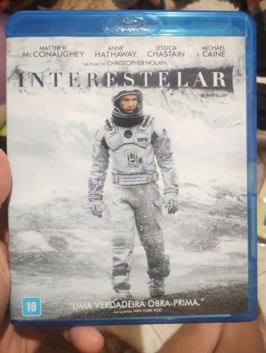 INTERESTELAR BLURAY FILME DE CHRISTOPHER NOLAN, com MATTHEW MCCONAUGHEY, ANNE HATHAWAY,