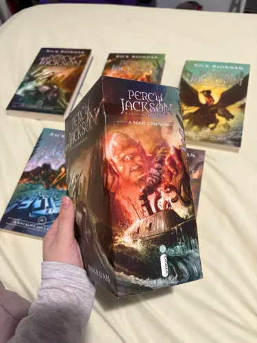box percy jackson e os olimpianos completo