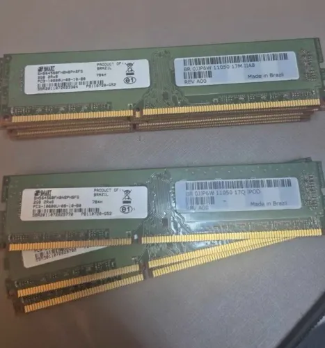 Lote 21 memoria ram ddr3 2gb (vendo unidade tbem)