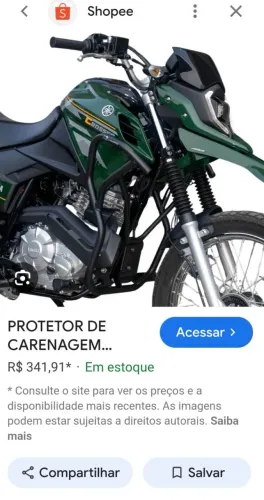 Protetor de carenagem da Crosser