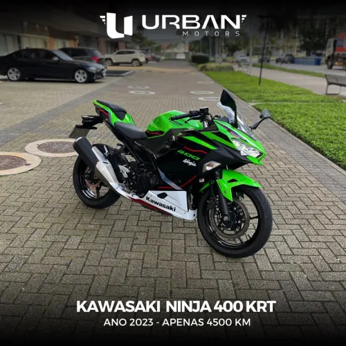 Kawasaki Ninja 400 KRT - Baixo km - Impecável