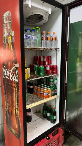 Freezer coca cola e Heineken