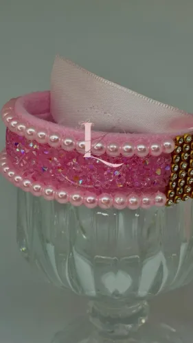Porta Coque Balé Menina Jazz Rosa Pérolas 