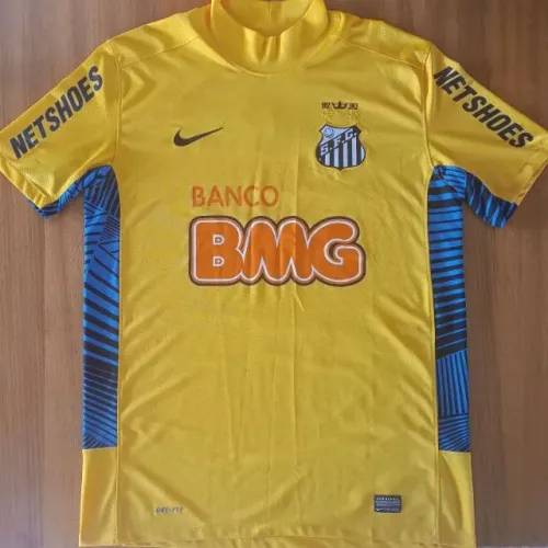 camisa original 2012 goleiro santos amarelo nike tamanho g