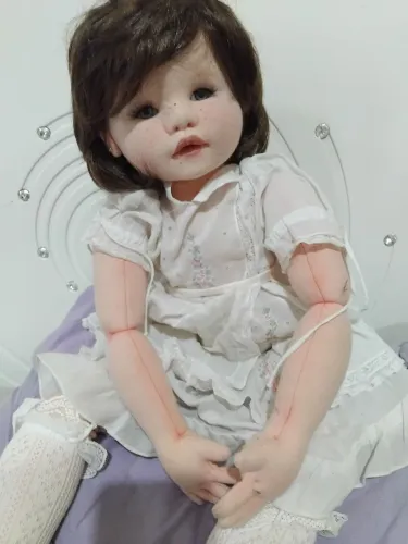 Boneca realista de pano 70cm