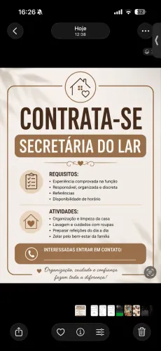 Ter mais de 30 anos!