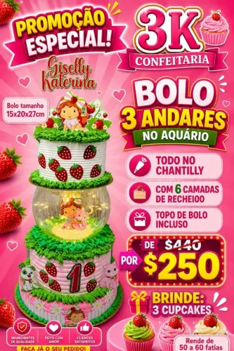Bolo Aquário 