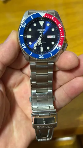 RELÓGIO AUTOMÁTICO SEIKO 5 SPORTS PEPSI