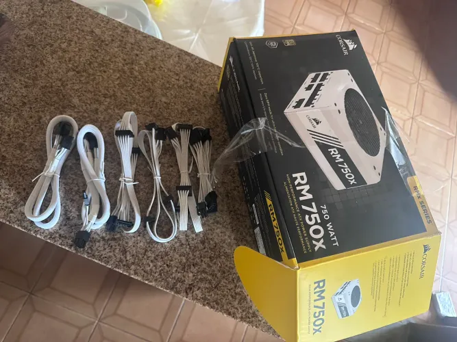 CABOS MODULARES CORSAIR RM750x WHITE - ORIGINAIS