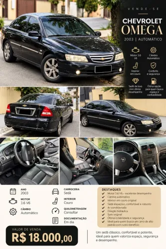 Chevrolet Omega CD 3.8 V6 2003