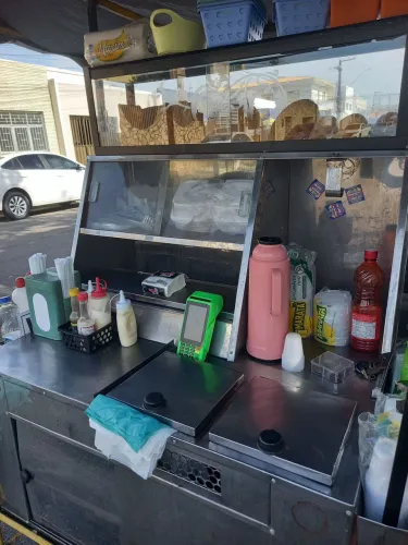 Carro móvel de lanche