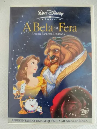 DVD - A Bela e a Fera - Disney Edição Especial Limitada - Cd Duplo 