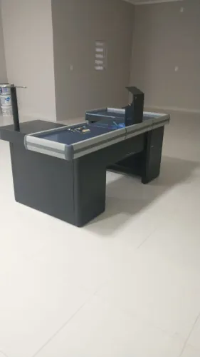 Caixa Checkout comercial de aço com kit para automação em até 10x sem juros no cartão