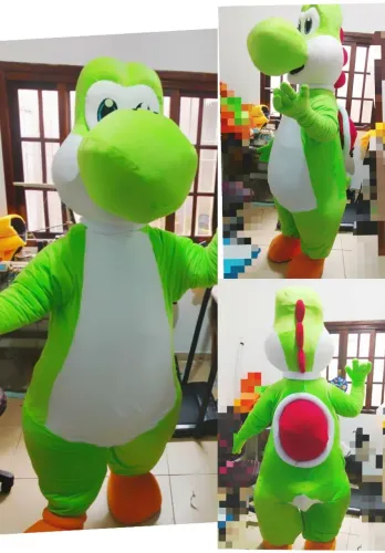 Mascote personagem yoshi 