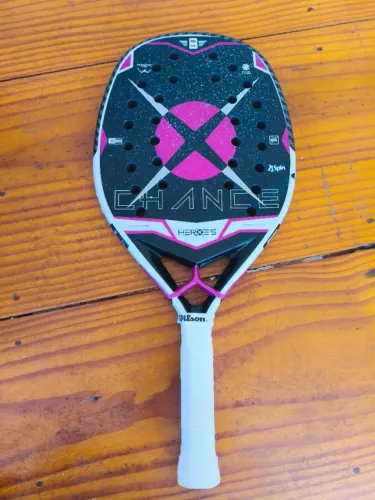 Raquete De Beach Tennis Heroes Chance 2024 Carbono 3k 20mm