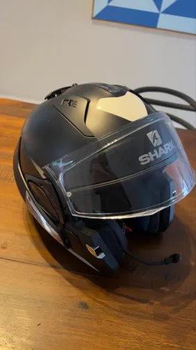 Capacete shark escamotiavel 
