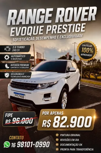 Land Rover Range Rover Evoque Pure 2.0 Aut. 5P 2015