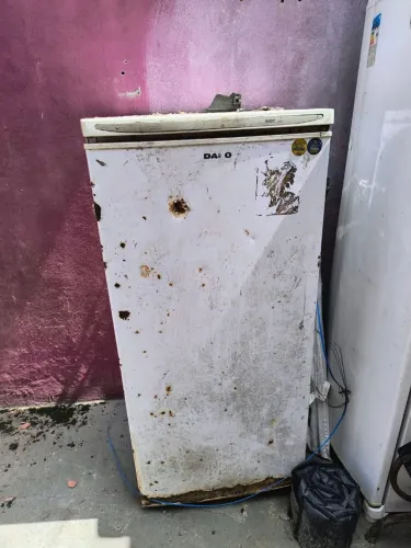 Geladeira para retirada de motor