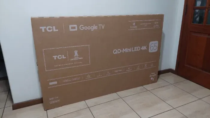 Tv TCL QD-mini led 4K 65" modelo C7K um mês de uso ainda tenho a caixa estudo trocas