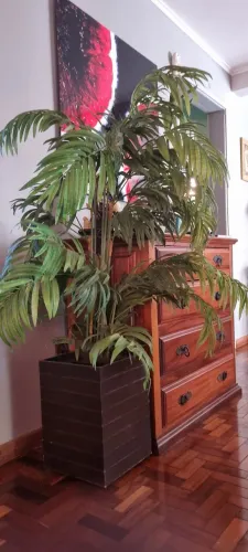 Lindo vaso com planta artificial