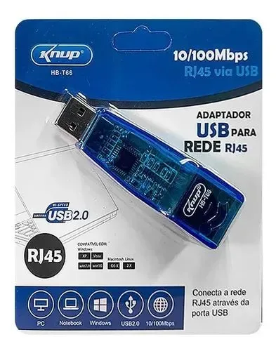 Adaptador USB para Rede RJ45