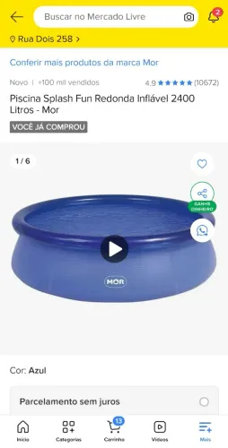 Piscina nunca usada