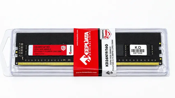 Memória Ram Desktop Ddr4 16gb 2666mhz Keepdata