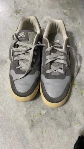 Tênis Nike SB Delta Force Vulcan Cinza/Branco
