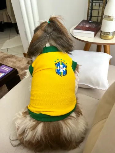 Camisa Pet do Brasil + brinde cachorro e gato