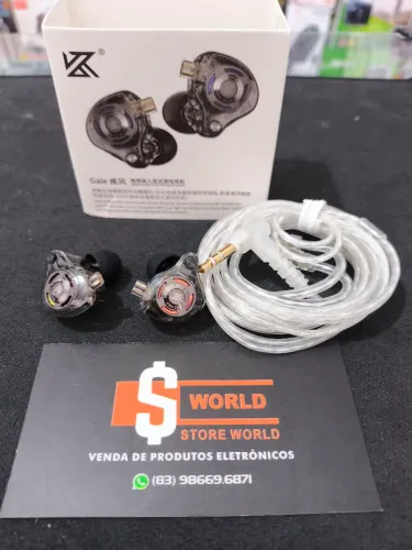 Fone de retorno de Palco Kz Gale (sem Microfone) - Pronta entrega.Loja Store World