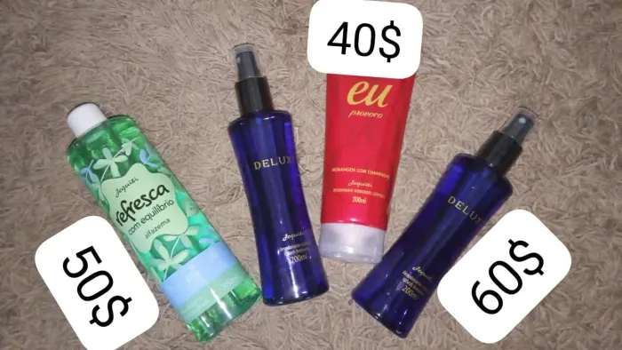 Body Splash Jequiti e creme de pele