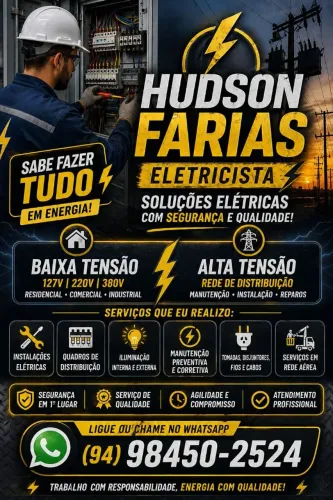 Eletricista disponível