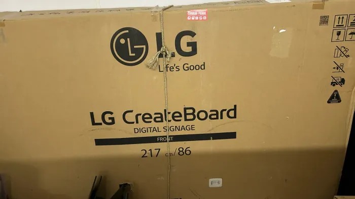 Lousa digital LG CreateBoard UHD 4K 86TR3DK