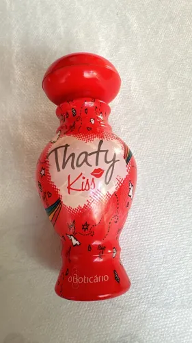 Perfume raríssimo antigo Thaty Kiss edição limitada O Boticário - frasco de 50ml