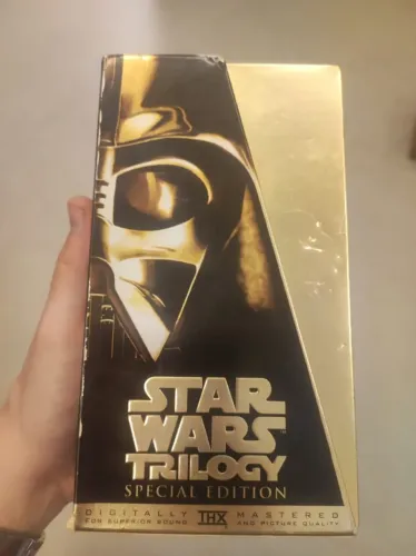 Box Trilogia Star Wars Special Edition VHS 1997 - Edição Dourada Darth Vader