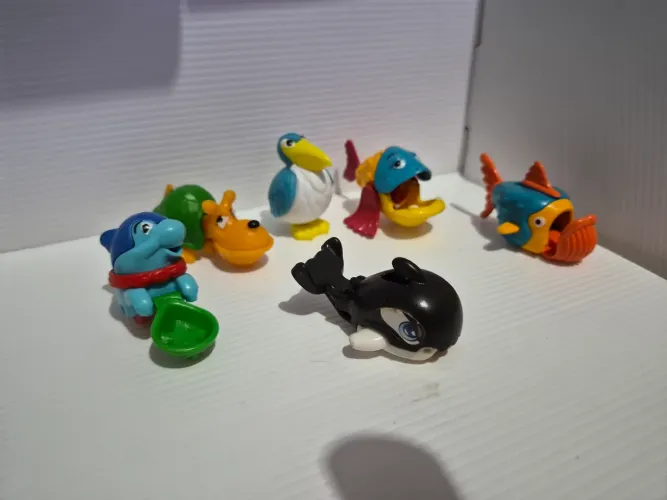 Lote miniaturas kinder ovo animais 01