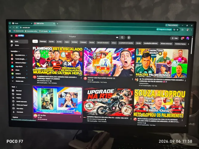 Monitor Gamer LG UltraGear 24" IPS 144Hz (Praticamente Novo)