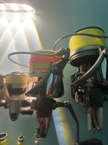 Conjunto de vara de pesca 4,20 e molinete long Bench Rapala