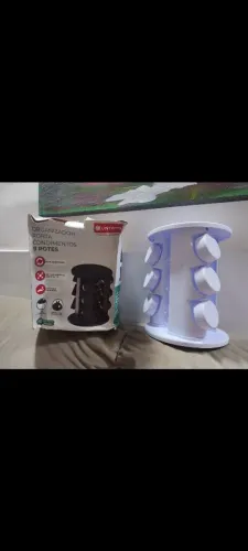 Porta tempero novo na Caixa
