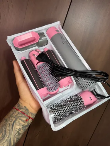 Escova de cabelo secadora 5 em 1