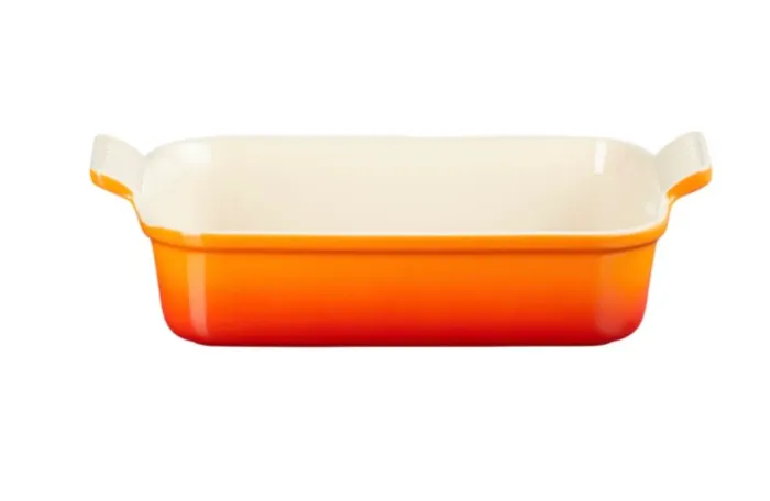 Travessa retangular Le Cruset 35cm laranja
