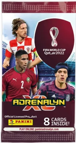 lote 60 envelopes EUROPEUS com 8 cards cada Adrenalyn XL Fifa copa do mundo Qatar 2022
